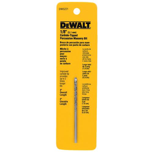 DW5236 DeWalt Percussion Masonry Drill Bit