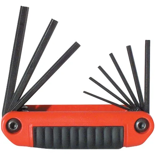 25911 Eklind 9-Piece Medium Handle Ergo-Fold Hex Key Set