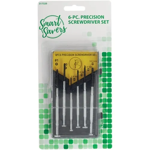 AA092-C Smart Savers 6-Piece Precision Screwdriver Set
