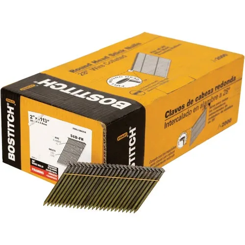 S10D-FH Bostitch 28 Degree Wire Weld Offset Round Head Framing Stick Nail