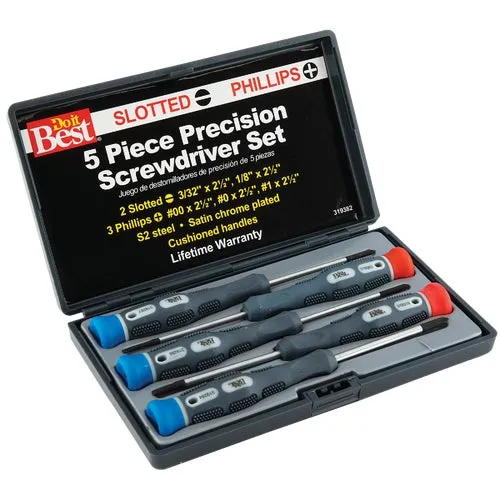 319382 Do it Best 5-Piece Precision Screwdriver Set