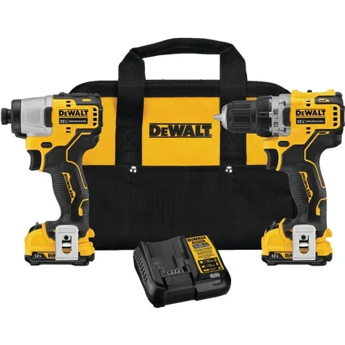 DCK221F2 DeWalt 12V MAX Li-Ion Drill & Impact Cordless Tool Combo Kit