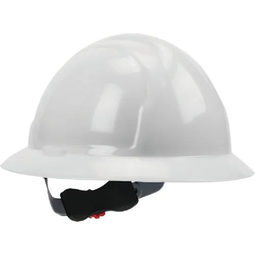 SWX00358 Safety Works Full Brim Wheel Ratchet Hard Hat