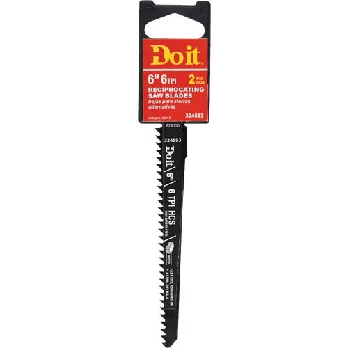 822461DB Do it Best Carbon Steel Wood Reciprocating Saw Blade