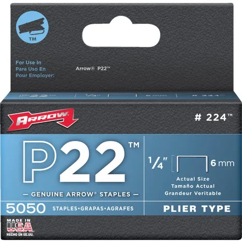 224 Arrow P22 Plier Type Staple