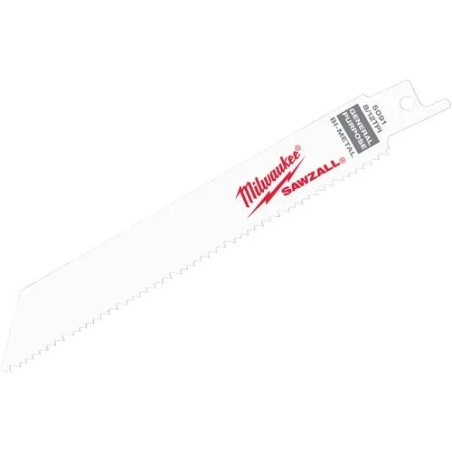 48-00-5193 Milwaukee Sawzall General Purpose Reciprocating Saw Blade