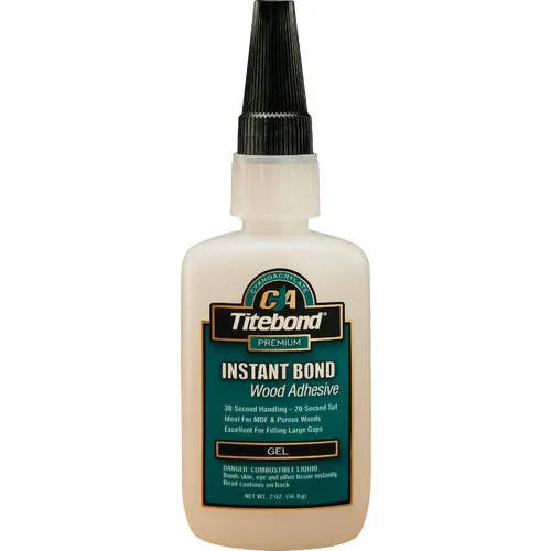 6231 Titebond Instant Bond Gel CA Wood Glue