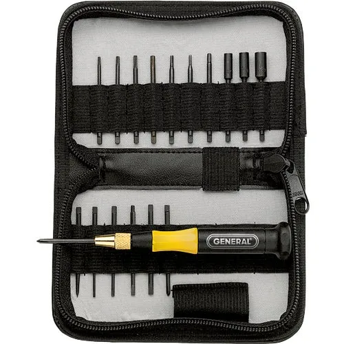 63518 General Tools 18-Piece Precision Screwdriver Set