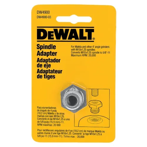 DW4900 DeWalt Grinder Arbor Adaptor