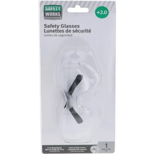 CBKH2O Safety Works Magnifying Bifocal Safety Glasses
