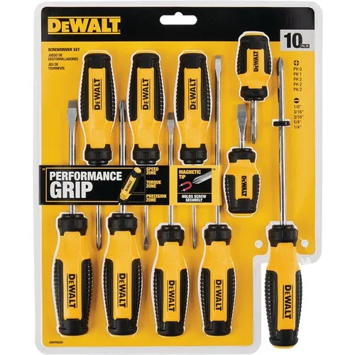 DWHT65201 DeWalt 10-Piece Screwdriver Set