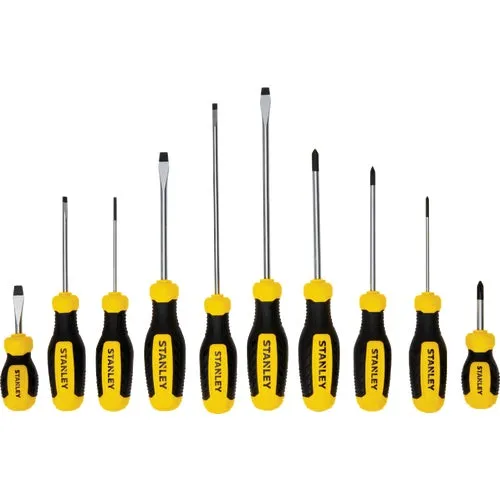 STHT60799 Stanley 10-Piece Screwdriver Set w/Blk Phosphate Coating