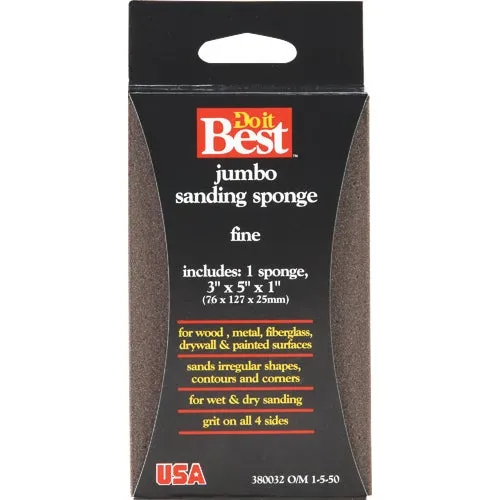 380032 Do it Best All-Purpose Sanding Sponge