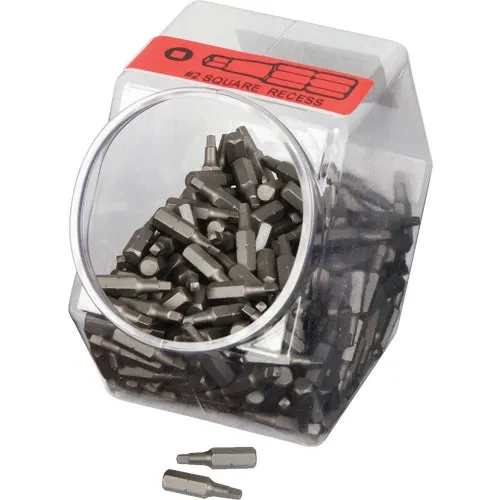 84051 Best Way Tools #2 Square Recess Screwdriver Bit Display