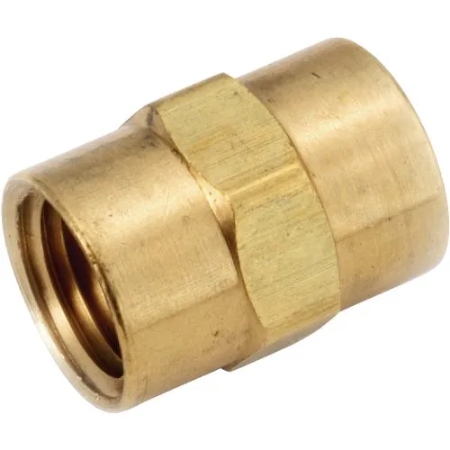 756103-02 Yellow Brass Coupling