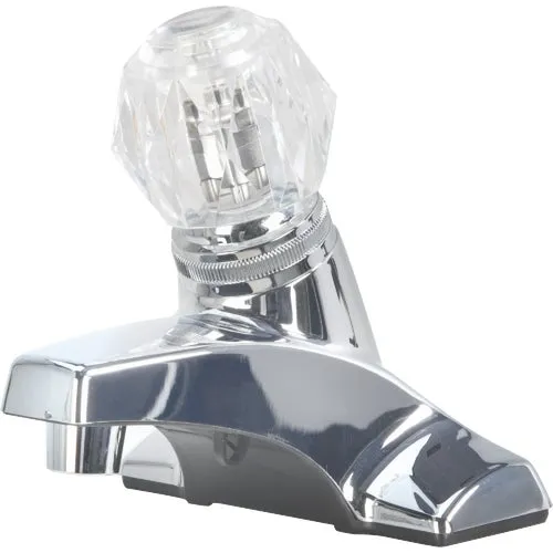 F4ZZ20CP-JPB3 Home Impressions 1 Acrylic Handle 4 In. Centerset Nonmetallic Bathroom Faucet
