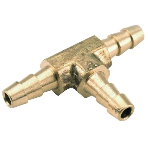 757024-04 Anderson Metals Low Lead Brass Hose Barb Insert Tee