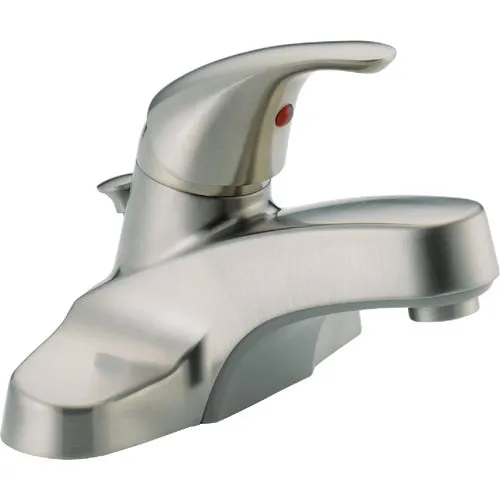 P136LF-BN Peerless 1-Handle 4 In. Centerset Bathroom Faucet with Pop-Up Image