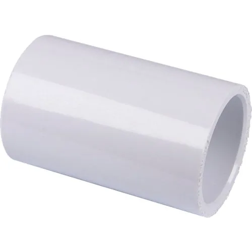 PVC 02100D 0800HA Charlotte Pipe Schedule 40 Pressure Extended Socket PVC Coupling