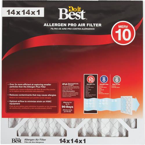 401702 Do it Best Allergen Pro Furnace Filter