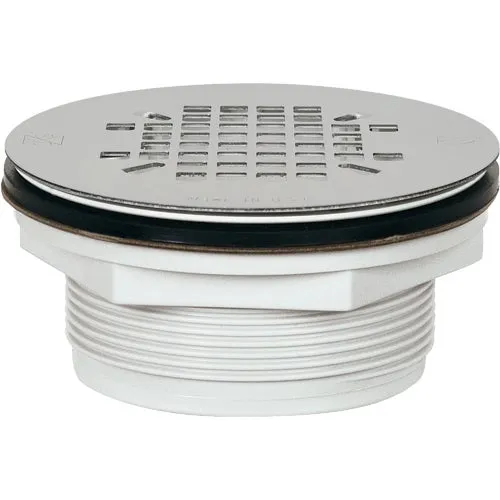 828-2PK Sioux Chief PVC No-Caulk Shower Drain