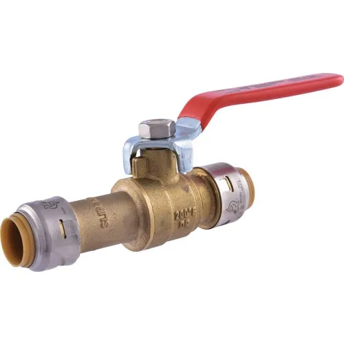 24735LF SharkBite Brass Push-Fit Slip Ball Valve