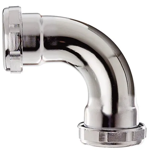 673K Double Slip-Joint Repair Coupling Elbow 90 degrees Brass Tubular