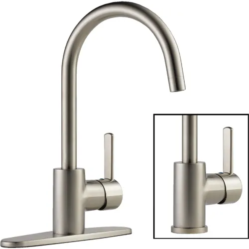 P199152LF Peerless Apex Single Handle Kitchen Faucet with Matching Sprayer Image