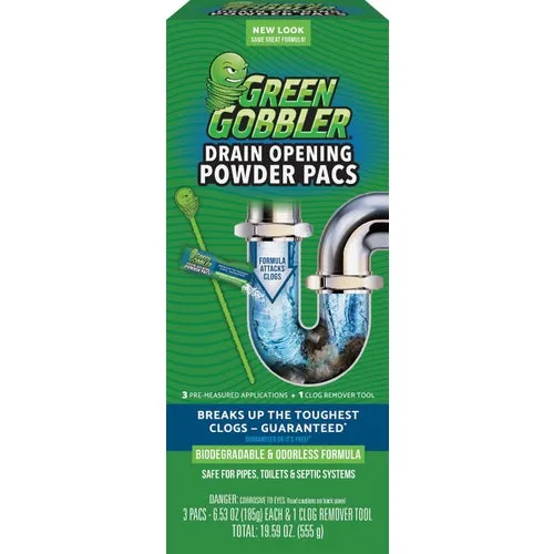 G0010D Green Gobbler Drain Opener Pacs