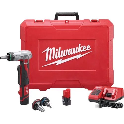 2432-22 Milwaukee M12 Lithium-Ion Cordless PEX Expansion Tool Kit