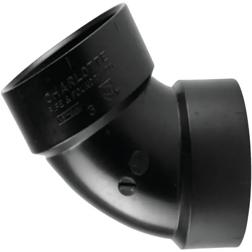 ABS 00319  0600HA Charlotte Pipe 60 Deg. ABS Elbow