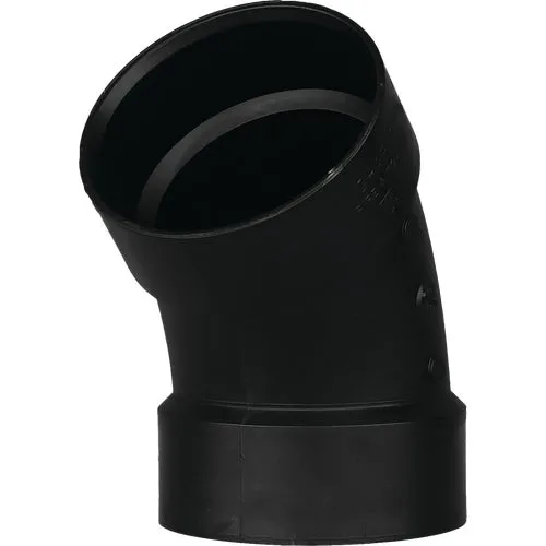 ABS 00321  0600HA Charlotte Pipe 45 Deg. ABS Elbow