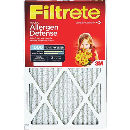 AL25-4 3M Filtrete Allergen Defense Furnace Filter