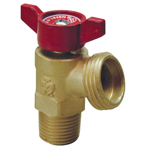 102-053HN Brass Boiler Drain Quarter Turn
