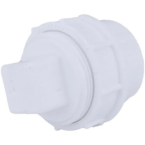 PVC 00105X 0600HA Charlotte Pipe Cleanout with Thread Plug