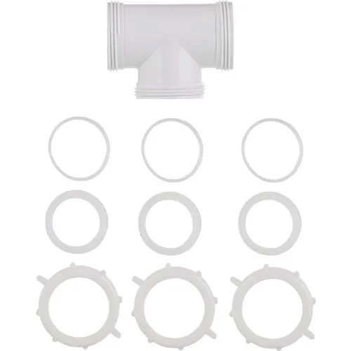 436273 Do it Plastic 3-Way Slip-Joint Coupling Tee
