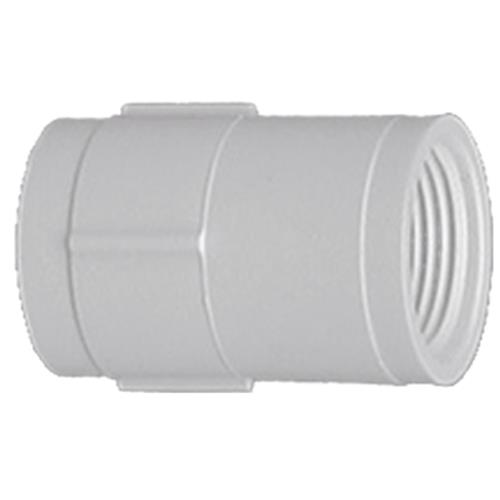 PVC 02102  1000HA Charlotte Pipe Schedule 40 Threaded PVC Coupling