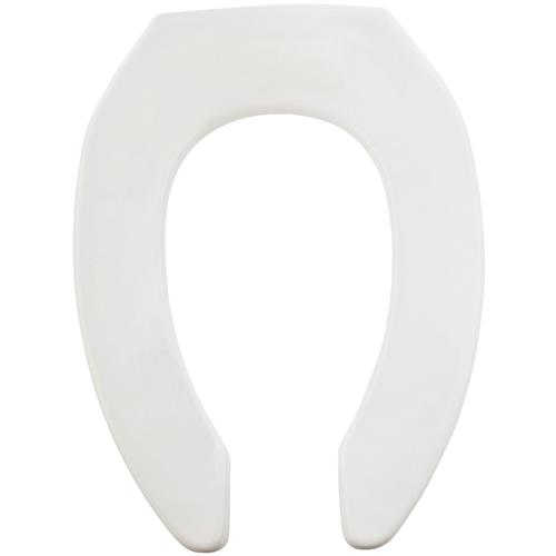 1955C-000 Mayfair Commercial STA-TITE Elongated Open Front Toilet Seat
