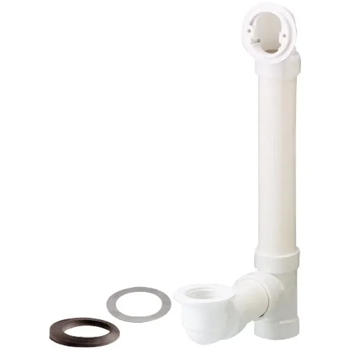 660PVCK Keeney Schedule 40 PVC Bath Drain Overflow Body (without Trim)