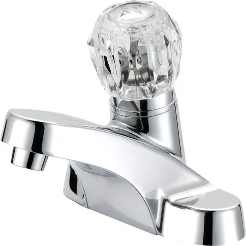 F451C042CP-JPA3 Home Impressions 1 Acrylic Handle 4 In. Centerset Bathroom Faucet