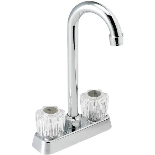 F5111123CP-JPA1 Home Impressions 2 Acrylic Handle Bar Faucet