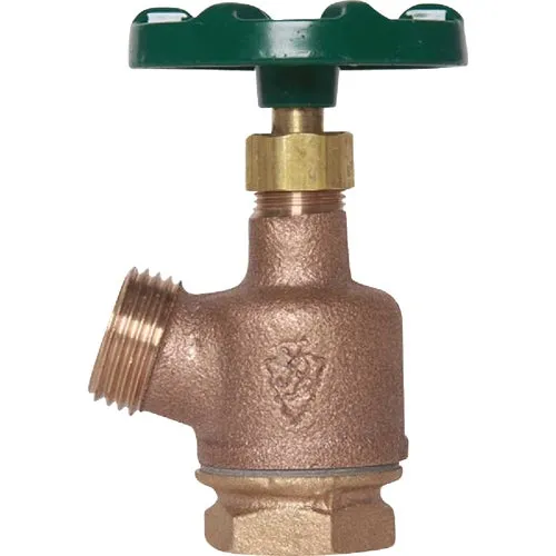 975LF Arrowhead Brass 3/4 In. FIP X 3/4 Hose Thread Garden Valve Bent Nose