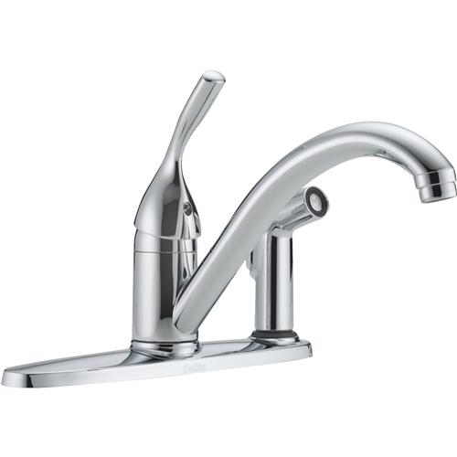 300-DST Delta Classic Single Handle Kitchen Faucet with Sprayer faucet kitchen