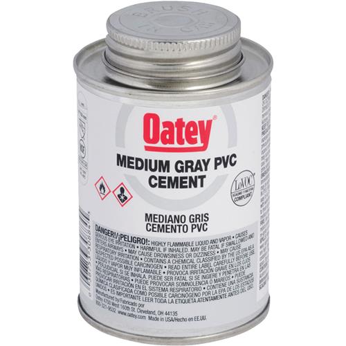 30884 Oatey Medium Gray PVC Cement