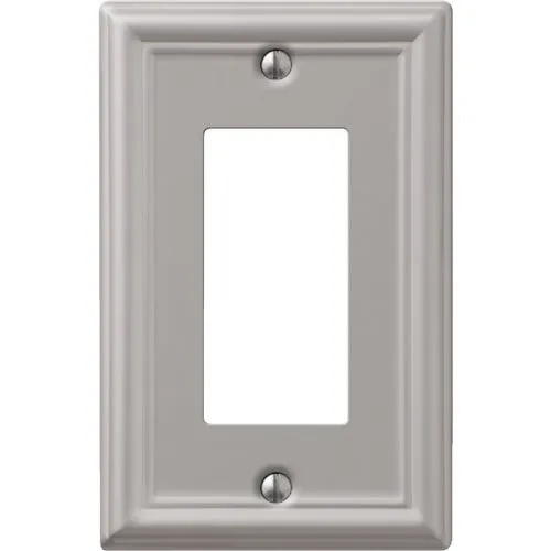 149RBN Amerelle Chelsea Stamped Steel Rocker Decorator Wall Plate