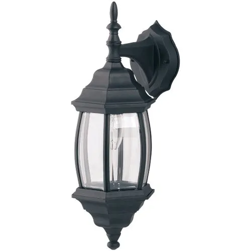 IOL73TBK Home Impressions 17 In. Incandescent Twin Pack Outdoor Wall Light Fixture