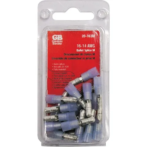 20-163M Gardner Bender Fully-Insulated Male Bullet Connector