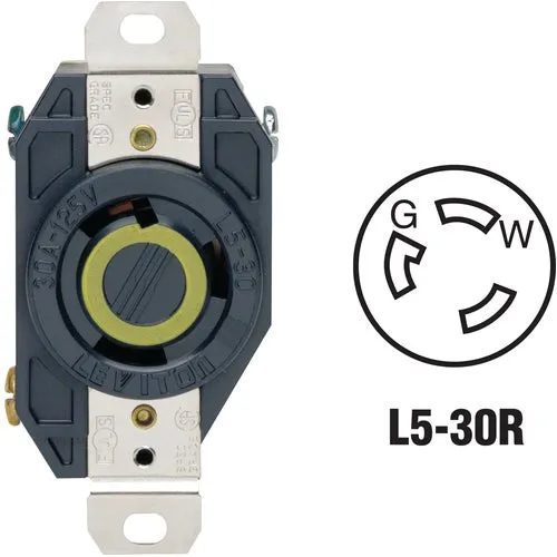 065-02620-000 Leviton 30A Locking Outlet Receptacle