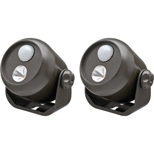 MB300-WHT-01-02 Mr. Beams Spotlight Outdoor Battery Operated LED Light Fixture