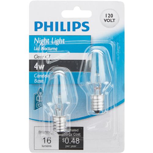 570184 Philips C7 Incandescent Night-Light Bulb